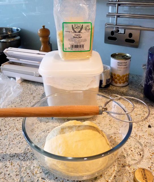 All mixed and ready to prove