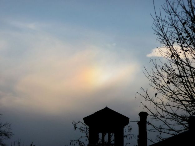 Sundog at Sunset sundog atmospheric optics