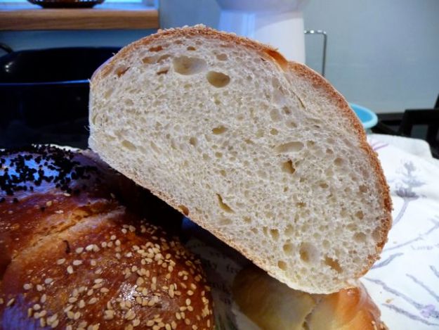 Maggie Glezer Sourdough Challah Crumb Shot