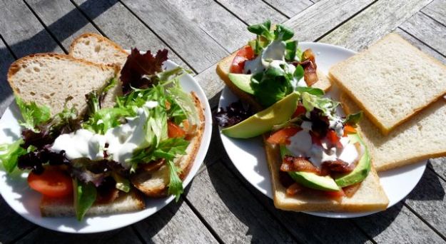 His and hers sarnies
