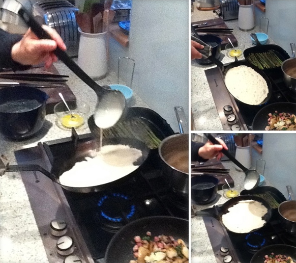 Making Pancakes Making Evening Pancakes, Scandilicious