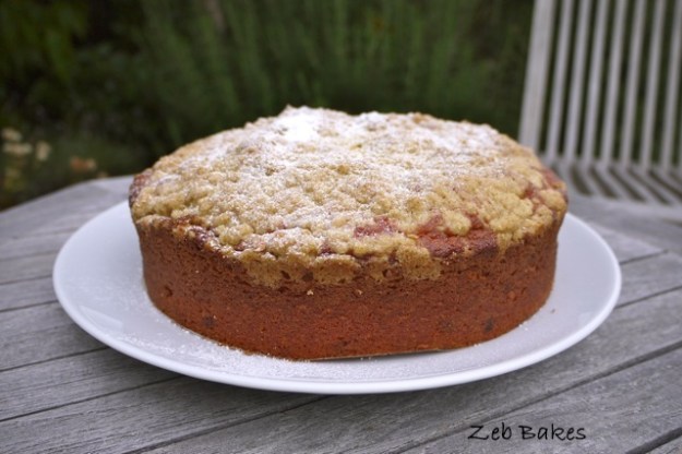 Dan Lepard Passionfruit crumble cake