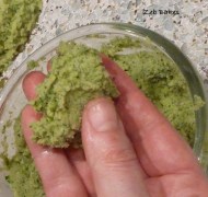 Shaping falafel by hand