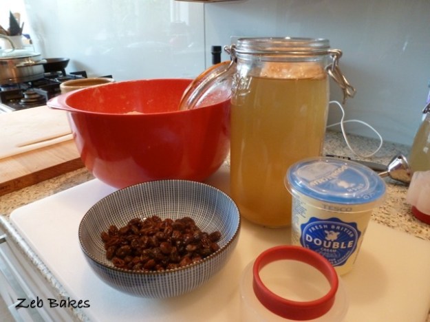 Mise en Place for Kombucha Scones