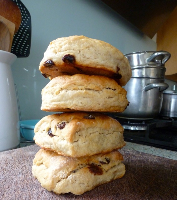 A tower of scones