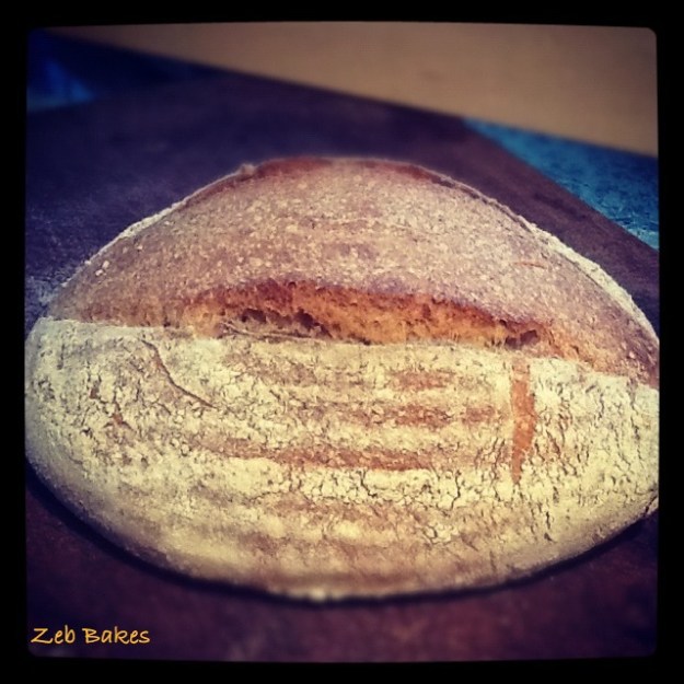 100% Spelt Sourdough, the loaf in Crich