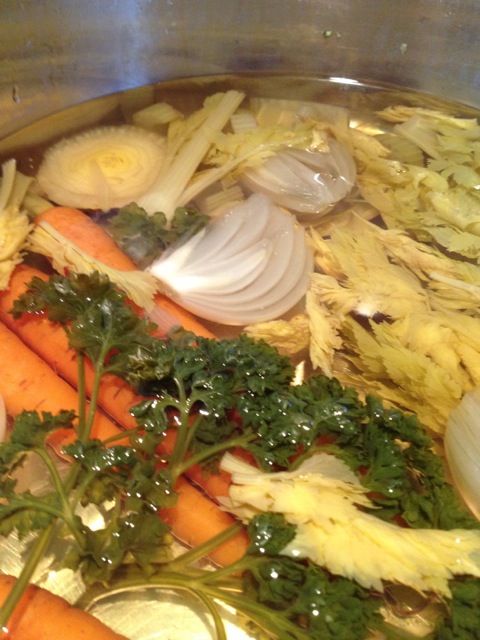 Home made vegetable stock
