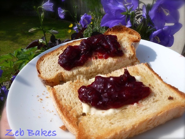 Toast and Cherry Jam