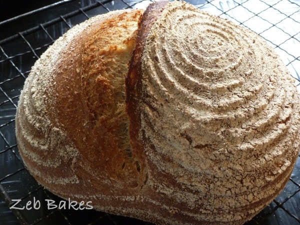 Tintin loaf of sourdough by Zeb Bakes